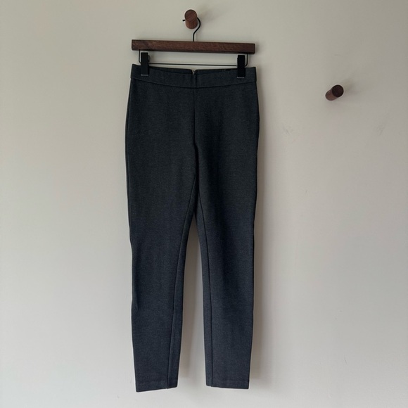 EUC J. CREW PIXIE STRETCH PONTE PANT SIZE CHARCOAL GRAY SIZE SMALL - Picture 1 of 6